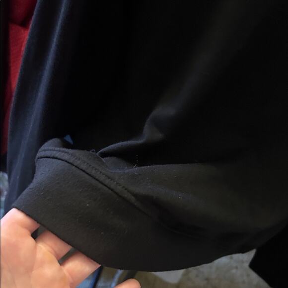 Ten Sixty Sherman Black Ruffle Cold Shoulder Top - Picture 4 of 6